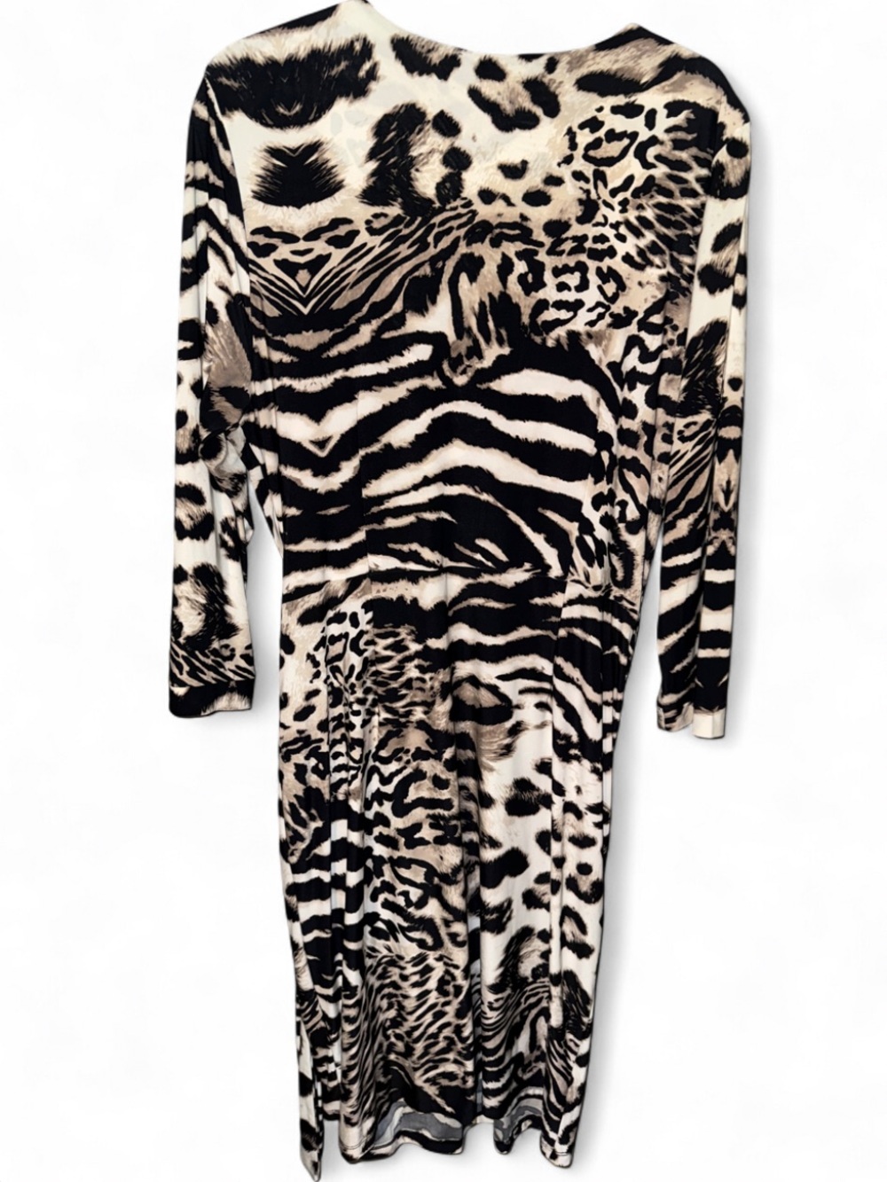 INC International Concepts Leopard Print Dress In Black and Cream XL - Picture 8 of 8